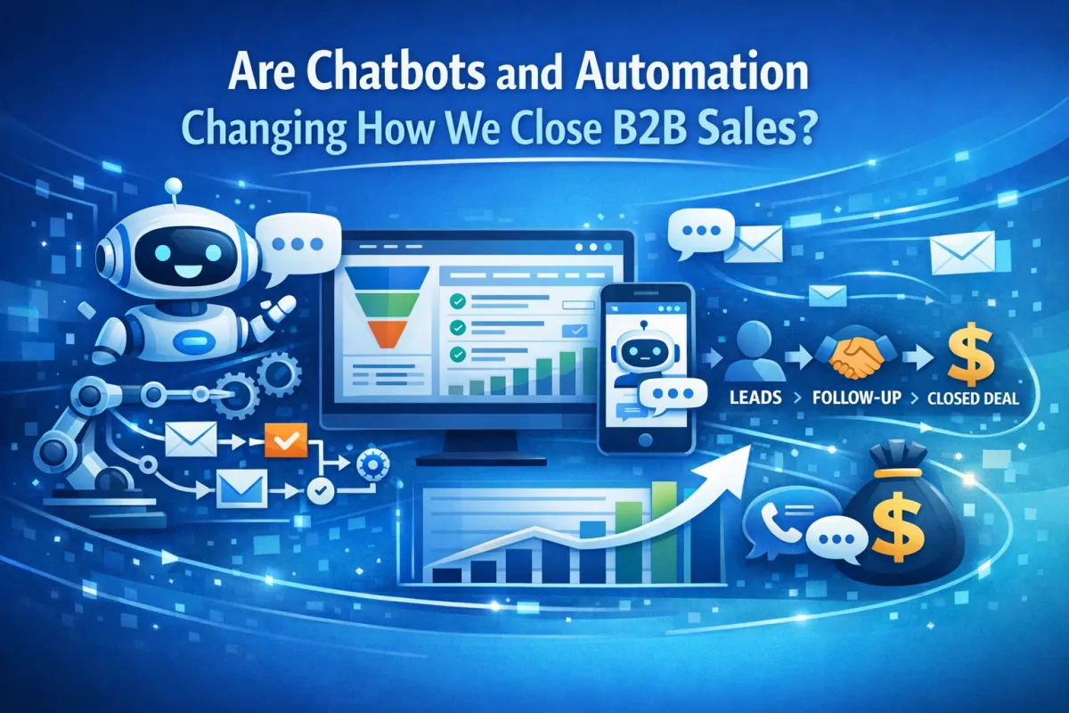 Are Lead Automation and Chat Bots Transforming the Way We Close B2B Sales?