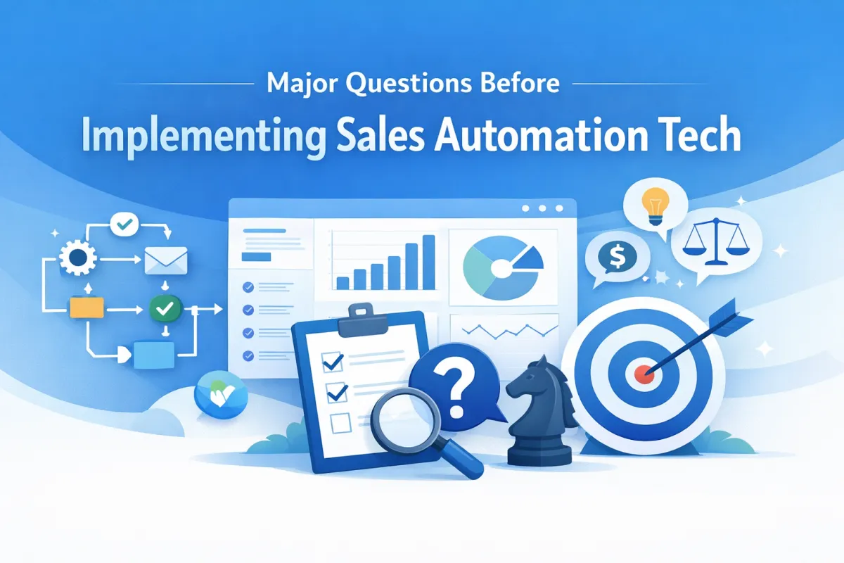 Questions Every Manager Needs to Ask Before Introducing Sales Automation Technology