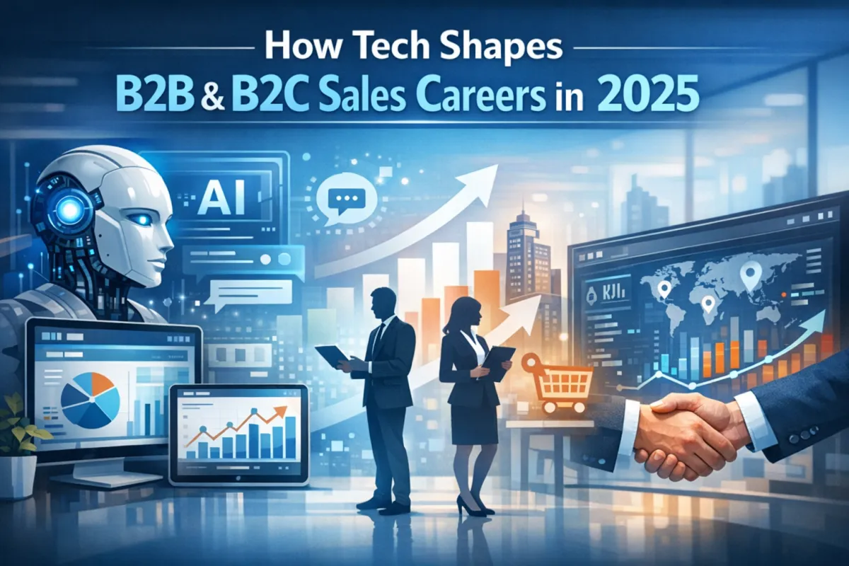 Will Tech Take Over? How Technology is Shaping B2B & B2C Sales Careers