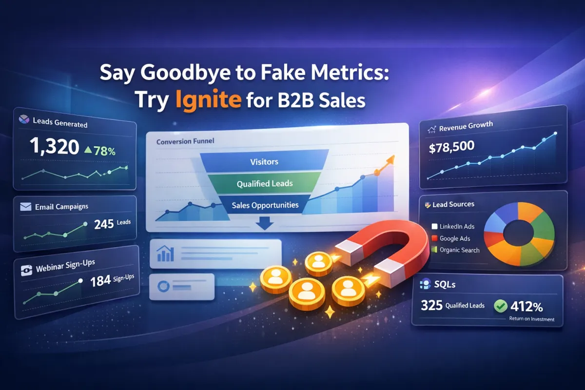 Stop Chasing Fluffy Metrics and Generate Real B2B Leads With Ignite