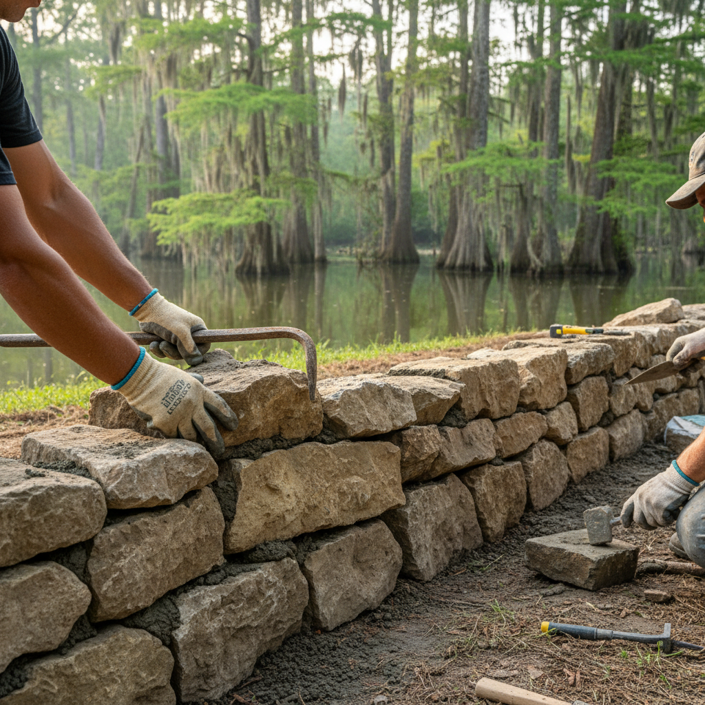 Rock Retaining Walls in Salt Lake City