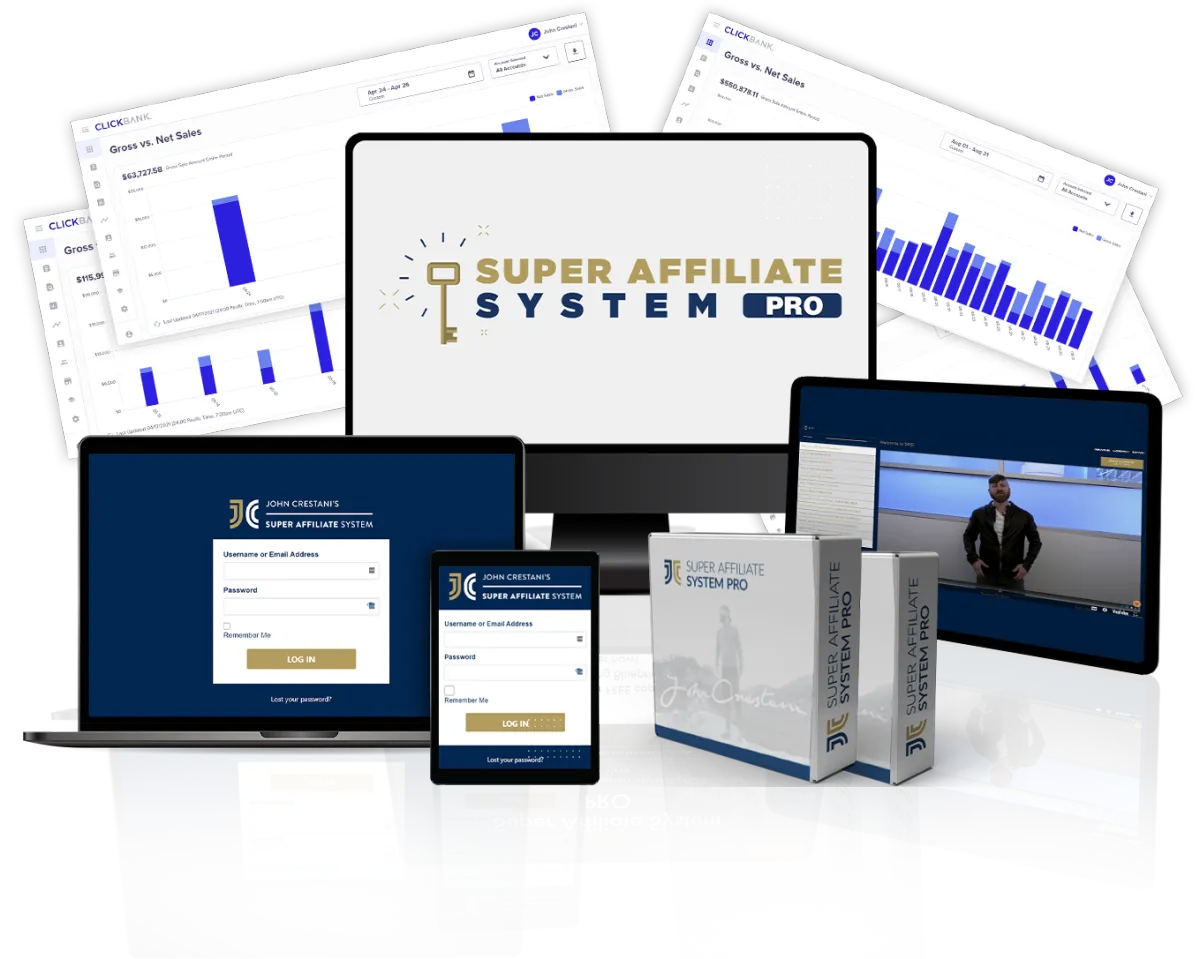 Logo for Super Affiliate System Pro: Unlock the Secrets to Earning Passive Income and Achieve Financial Freedom