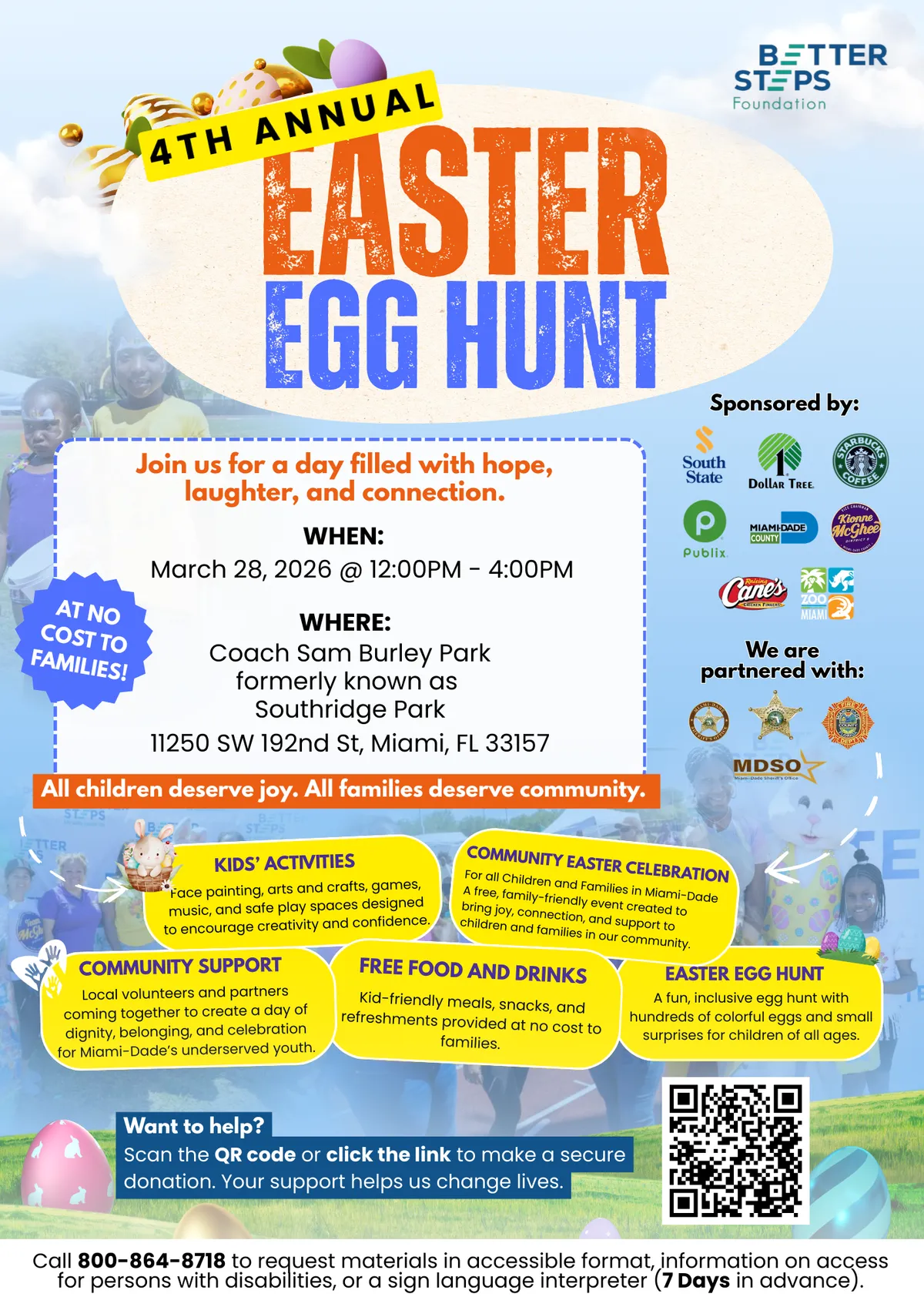 Easter Egg Hunt Event with Better Steps  Foundation