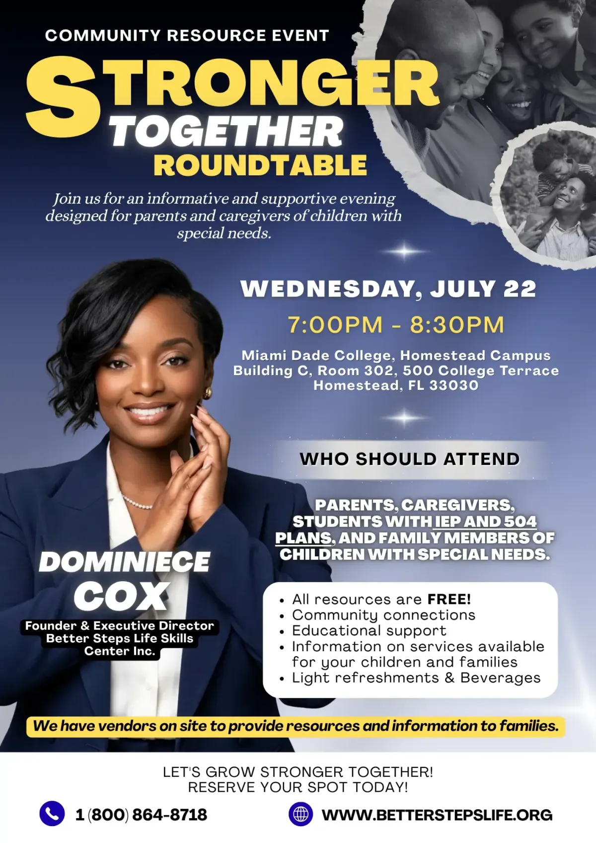 Stronger Together Roundtable Community Resource with Dominie Cox