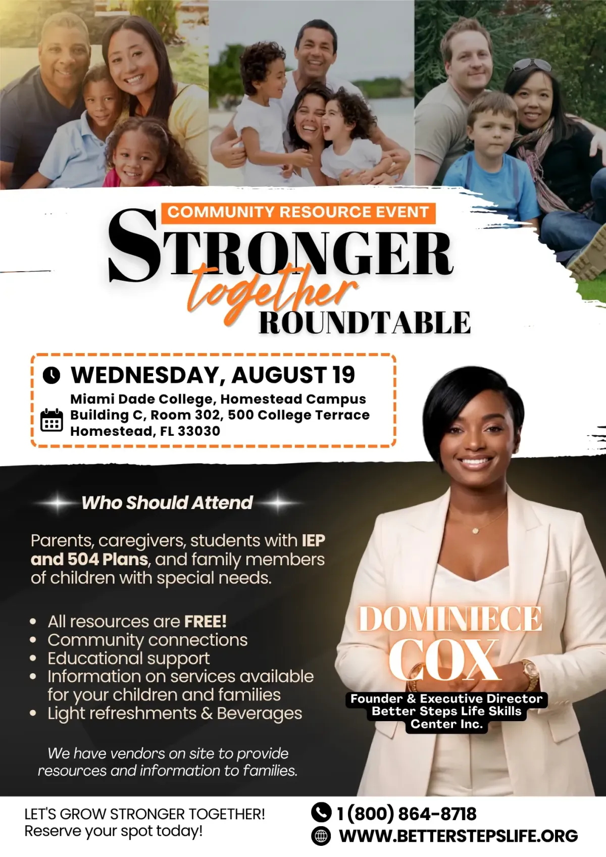 Stronger Together Roundtable Community Resource with Dominie Cox
