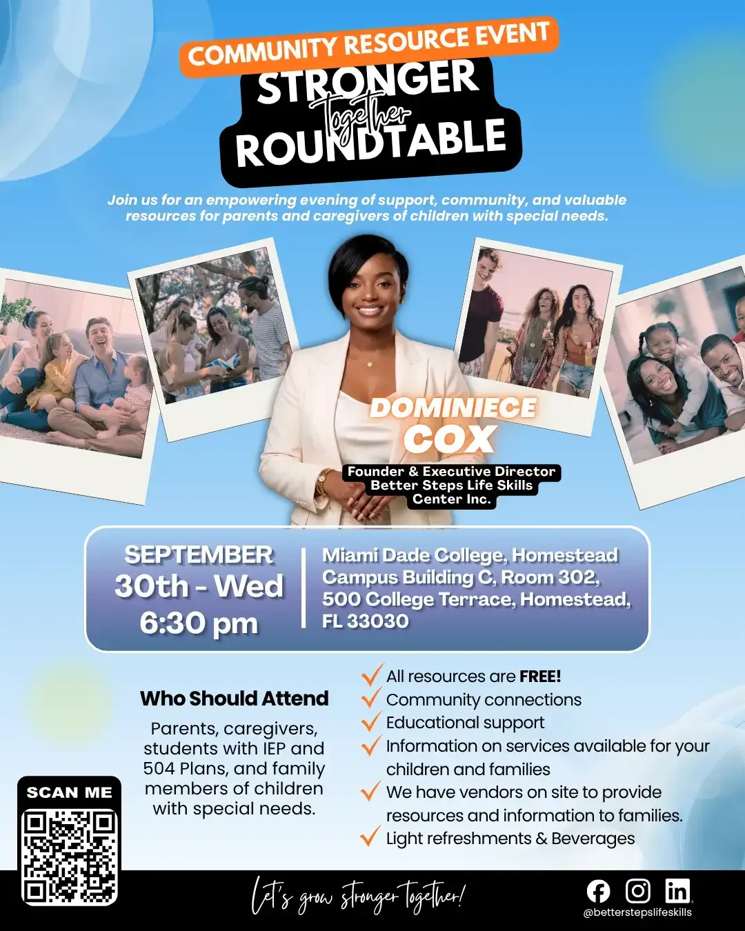 Stronger Together Roundtable Community Resource with Dominie Cox