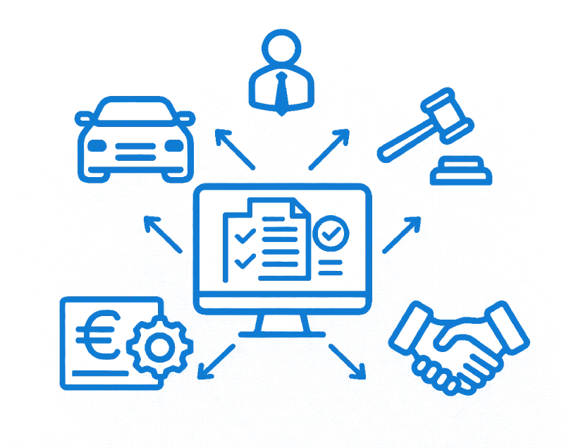Für freie KFZ-Gutachter, die eine effiziente und kostengünstige Lösung suchen, ist Weppspert die einzige Gutachter-Software, die neben der Gutachtenerstellung auch den gesamten Regulierungsprozess transparent abbildet.