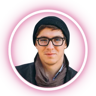 Man Smiling giving reviews and testimonial