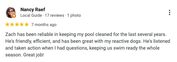pool care near me