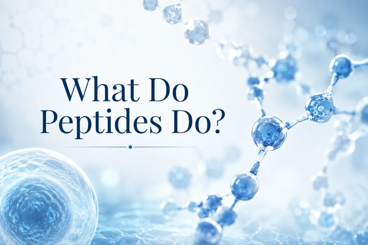 What Do Peptides Do? Benefits, Uses, and How They Work