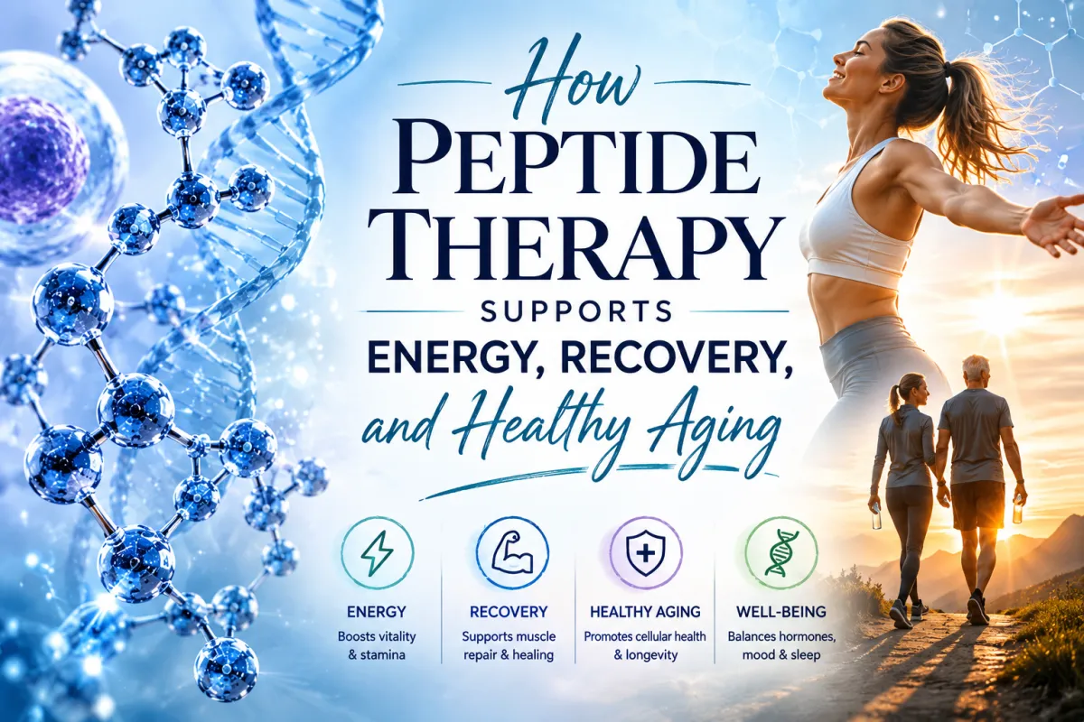 How Peptide Therapy Supports Energy, Recovery, and Healthy Aging