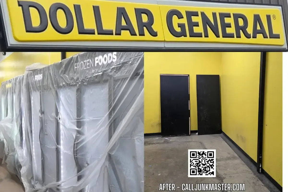 Junk Master Dollar General Commercial Cleanout