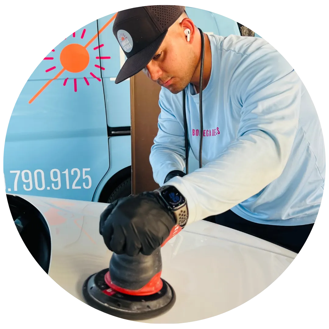 Clean red Dodge Ram truck