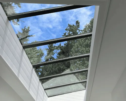 Skylight Glass Replacement And T-Bar To Pressure Plate Conversions Vancouver