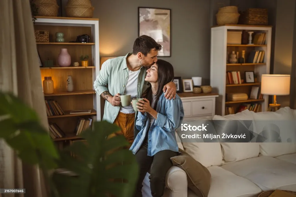 A Woman Holding her baby Illustration