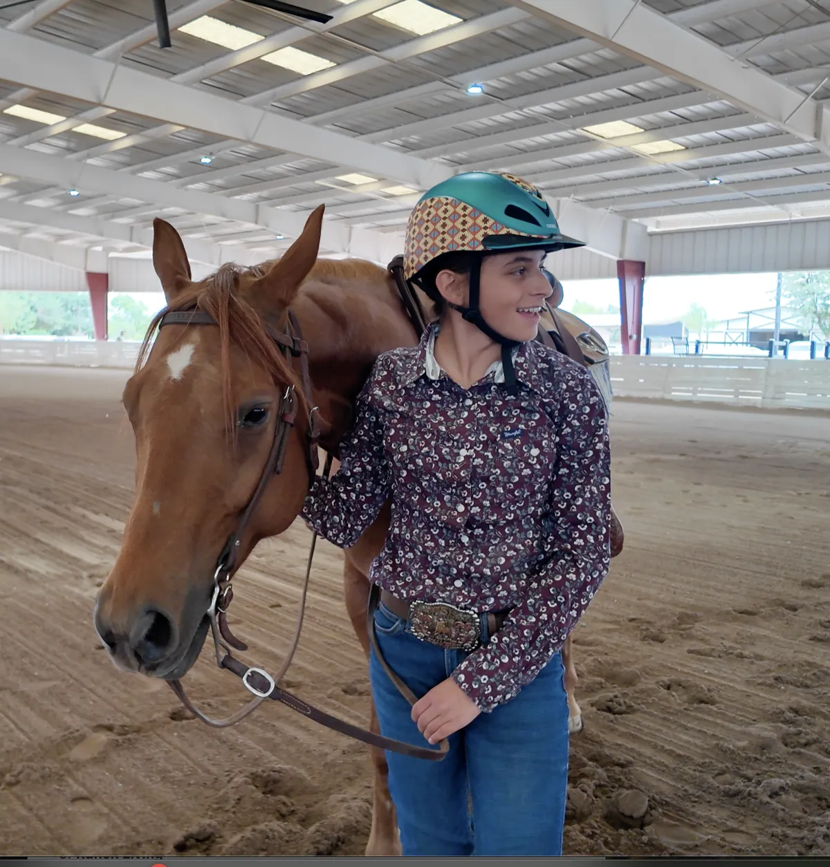 A rider connecting with a horse