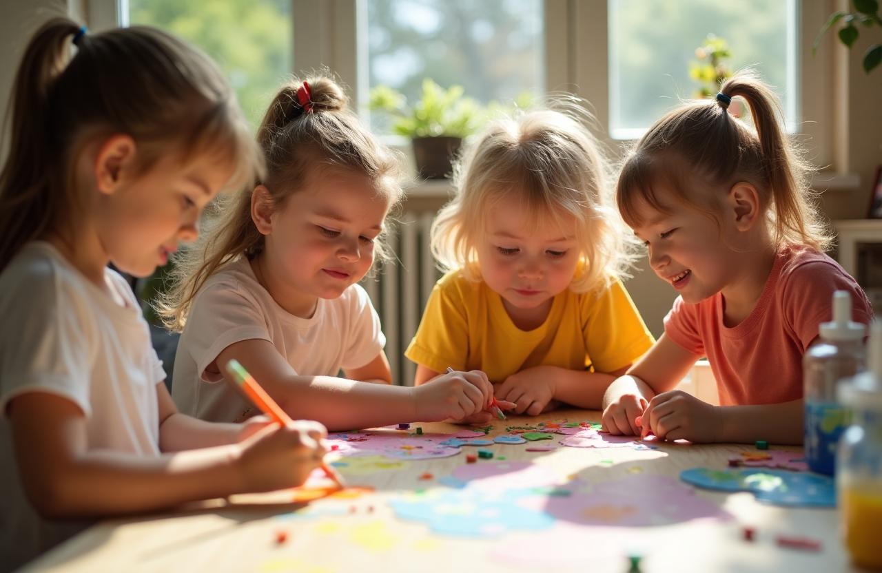 A Woman Holding her baby Illustration