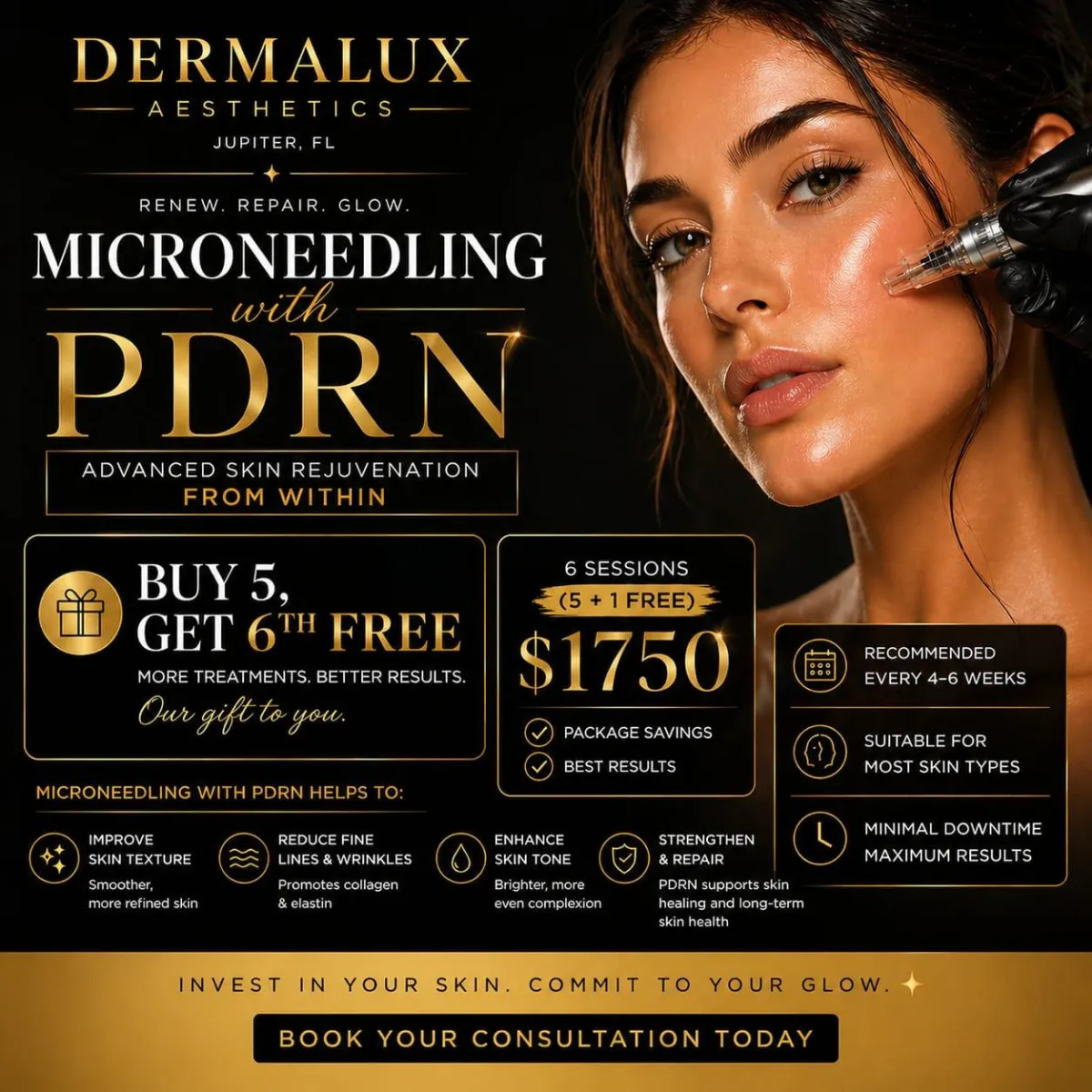 Microneedling with PDRN