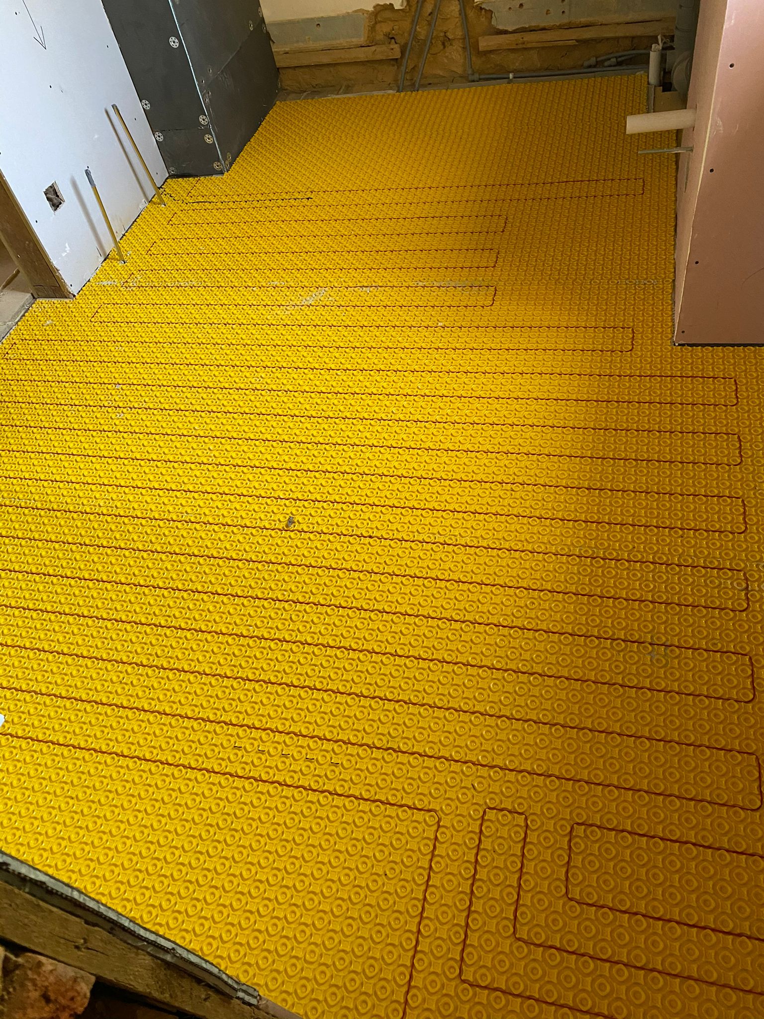 Where We Install Underfloor Heating | Evesham