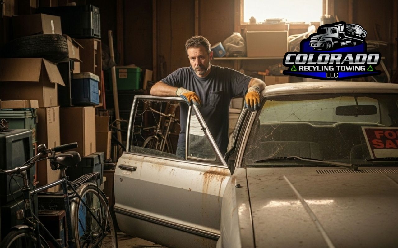 Homeowner ready to junk a car to free up space in a crowded garage