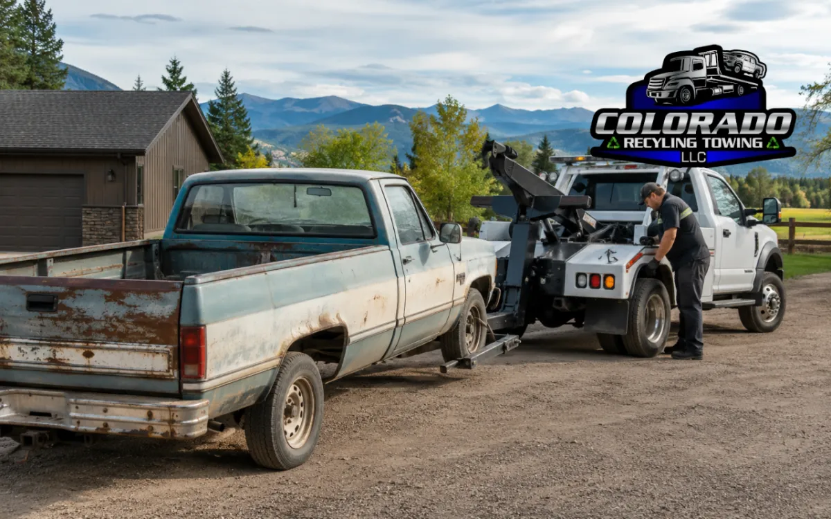 cash for junk pickup trucks in Colorado ready for removal