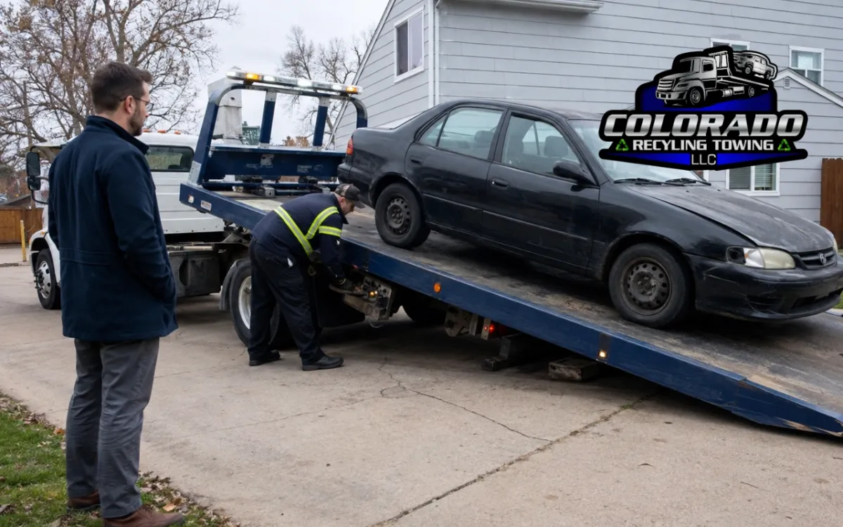  Junk car removal for landlords clearing a Colorado rental property