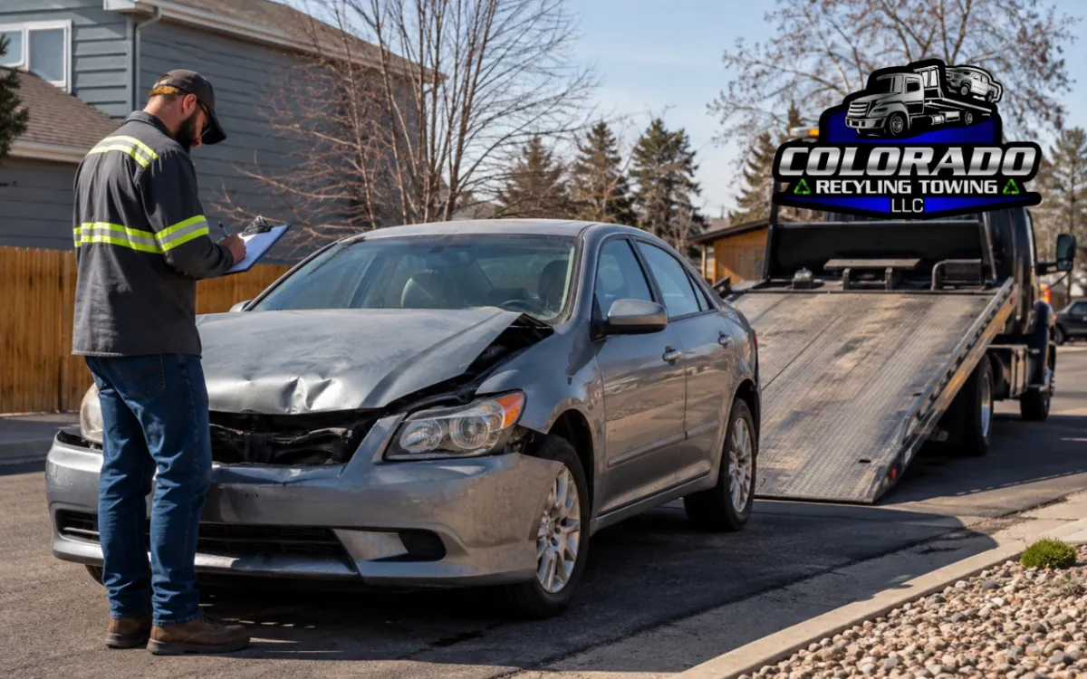 cash for damaged cars option for a damaged vehicle in Colorado