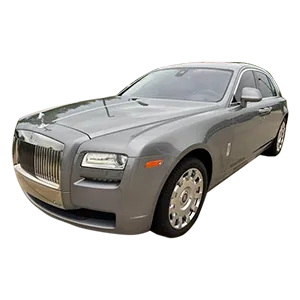 Silver Rolls-Royce luxury sedan representing LH3 premium chauffeur vehicles in Ohio"
