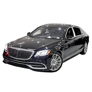Black luxury executive sedan, LH3 Mercedes S-Class chauffeur service in Ohio