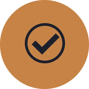 Checkmark icon representing instant booking confirmation for LH3 transportation services