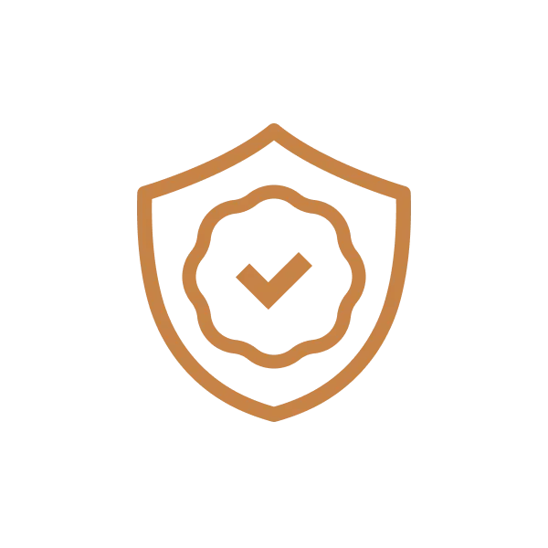 Shield icon representing LH3 party bus safety-first philosophy"