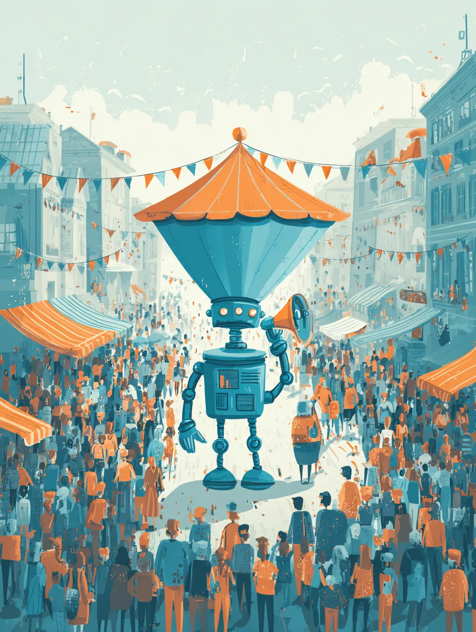 Um currículo detalhado do curso exibido em uma grande tela montada na parede, com um grupo diverso de proprietários de pequenas empresas, idades 25-50, discutindo e apontando para módulos-chave. O ambiente é um espaço de trabalho colaborativo com decoração moderna e iluminação natural.