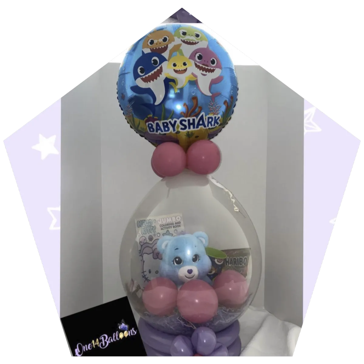 Custom stuffed balloon gift