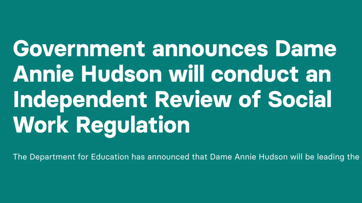 Social Work England Is Under Independent Review. Here Is Why That Matters.
