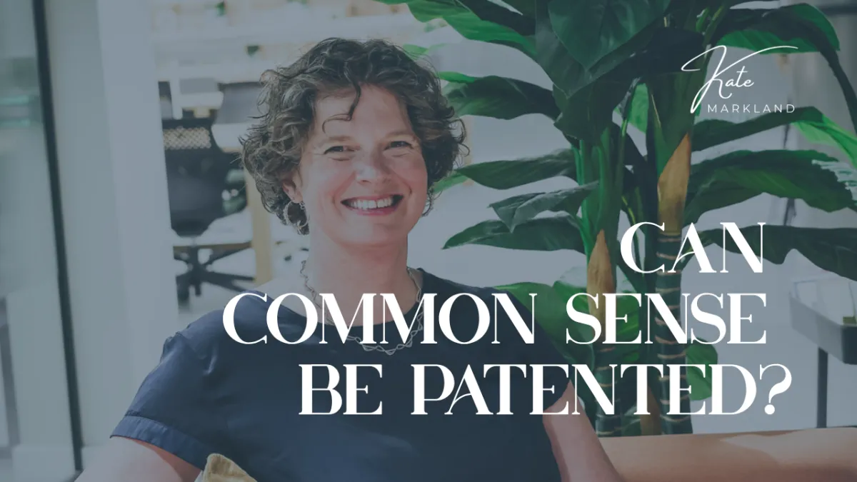 Can Common Sense Be Patented?