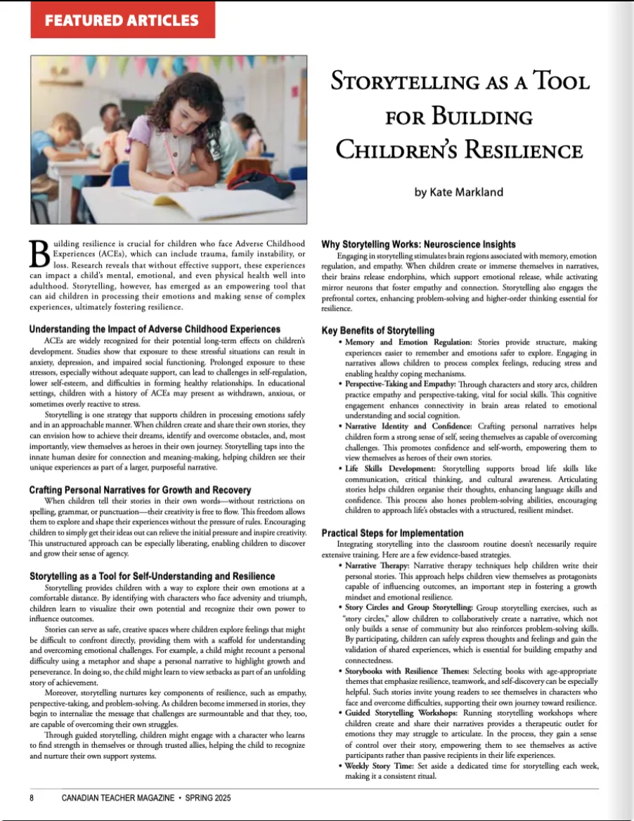 Why Storytelling Builds Children's Capacity to Overcome Adversity