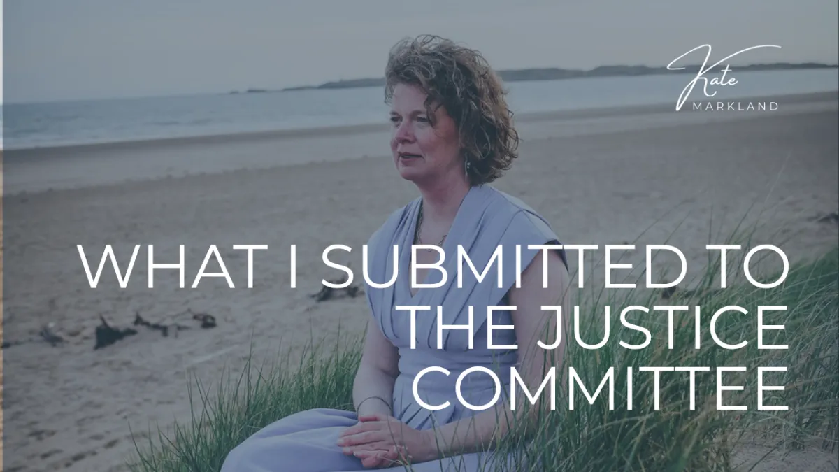 What I Submitted to the Justice Committee: When Distance Has Nothing to Do With Miles