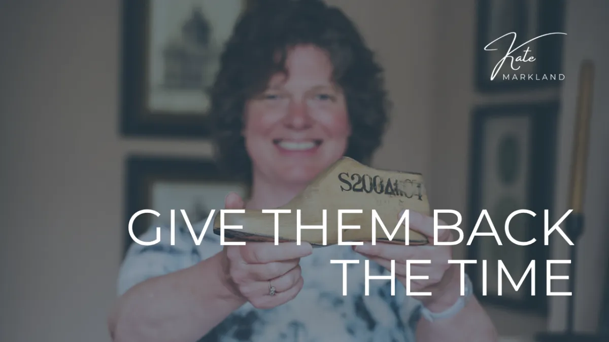 Give Them Back the Time