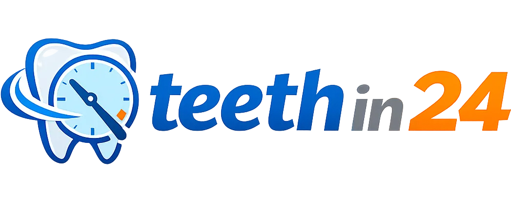 Teeth in 24 Full Mouth Dental Implants