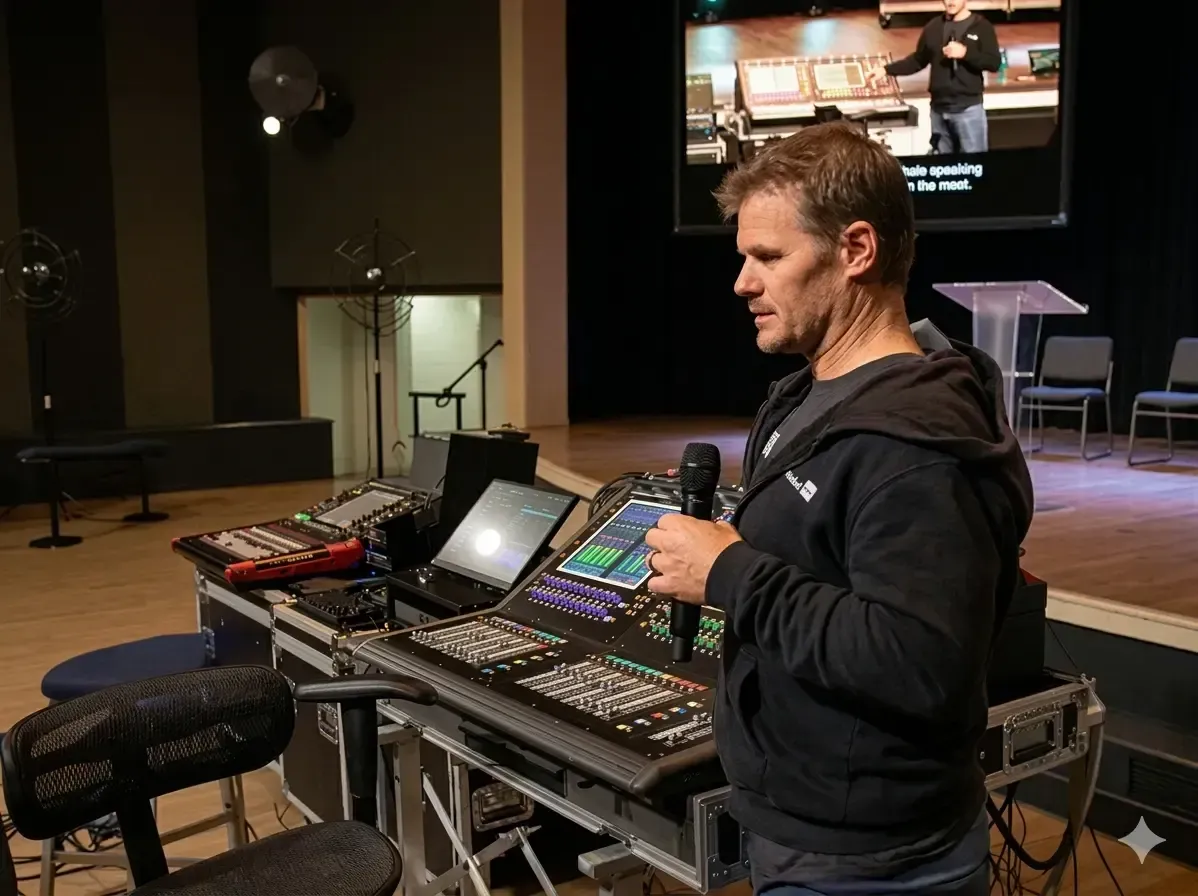 volunteer training for church sound team