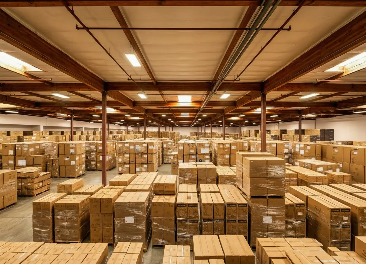 GSW 3PL high-bay warehouse showing bulk inventory storage for oversized home goods and furniture — big and bulky 3PL fulfillment in Oxnard California