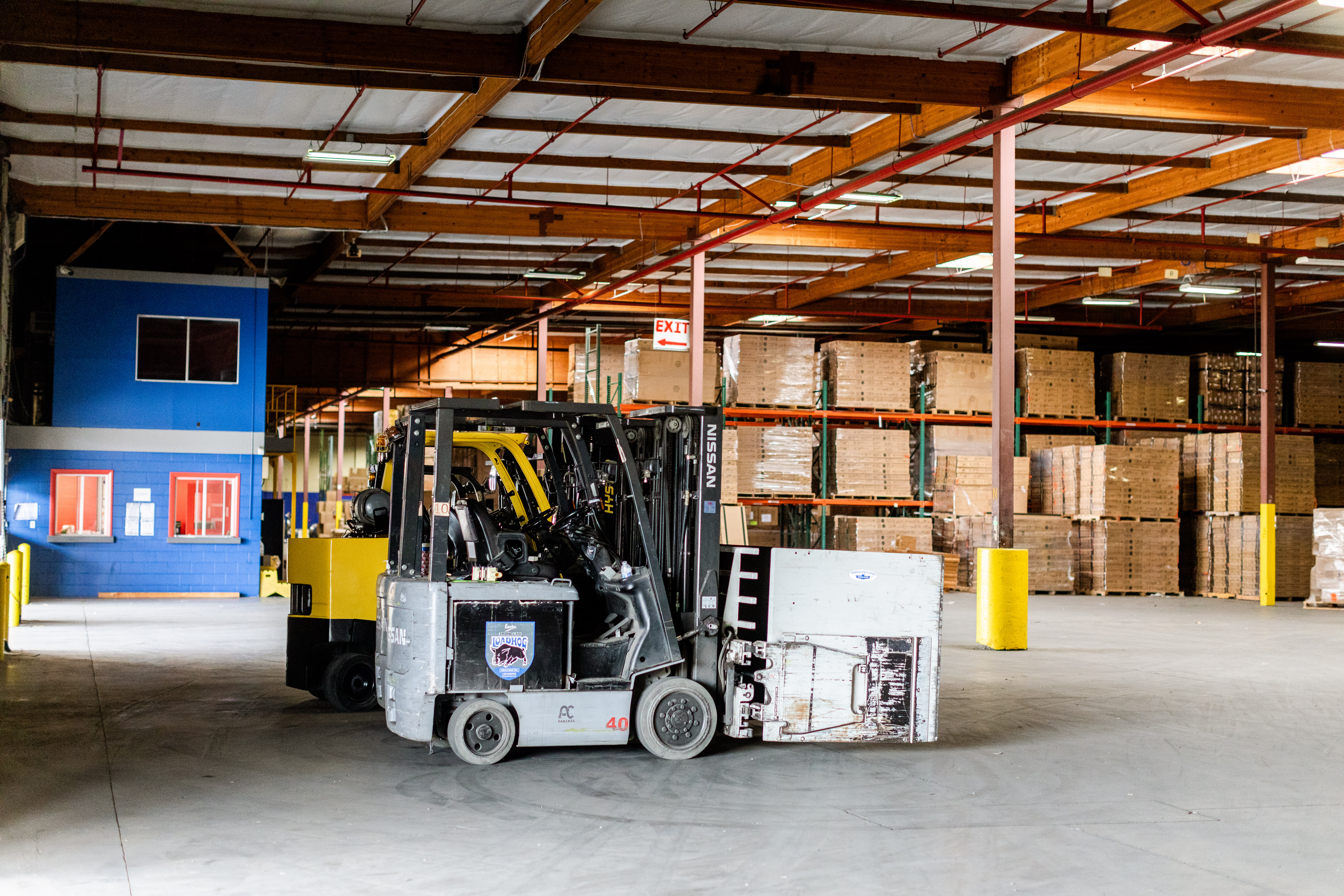 GSW 3PL Oxnard California warehouse interior — 350,000 sq ft bi-coastal 3PL facility with pallet storage, receiving, and fulfillment operations