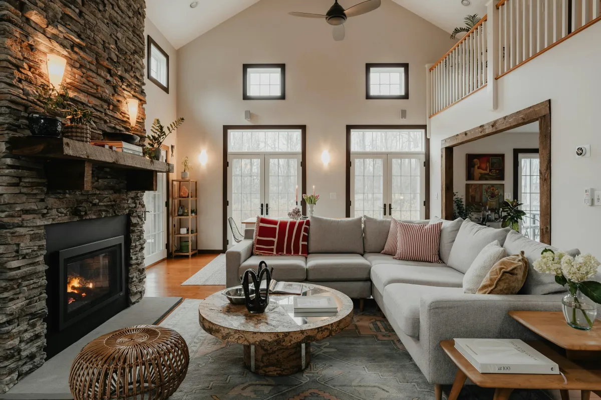Luxury property collage showing interior and aerial views for cinematic reality capture