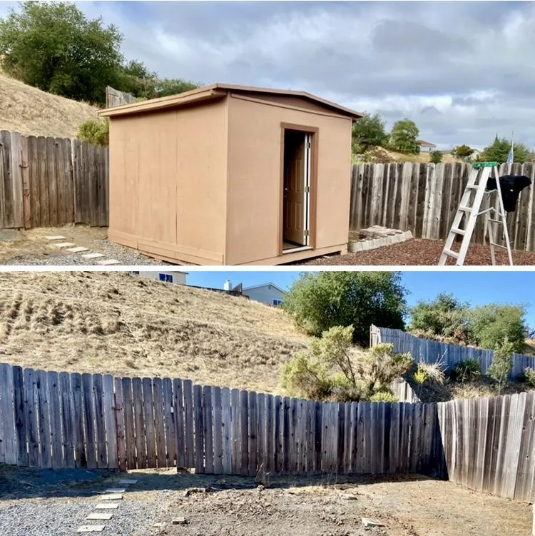 Shed demolition and removal San Leandro