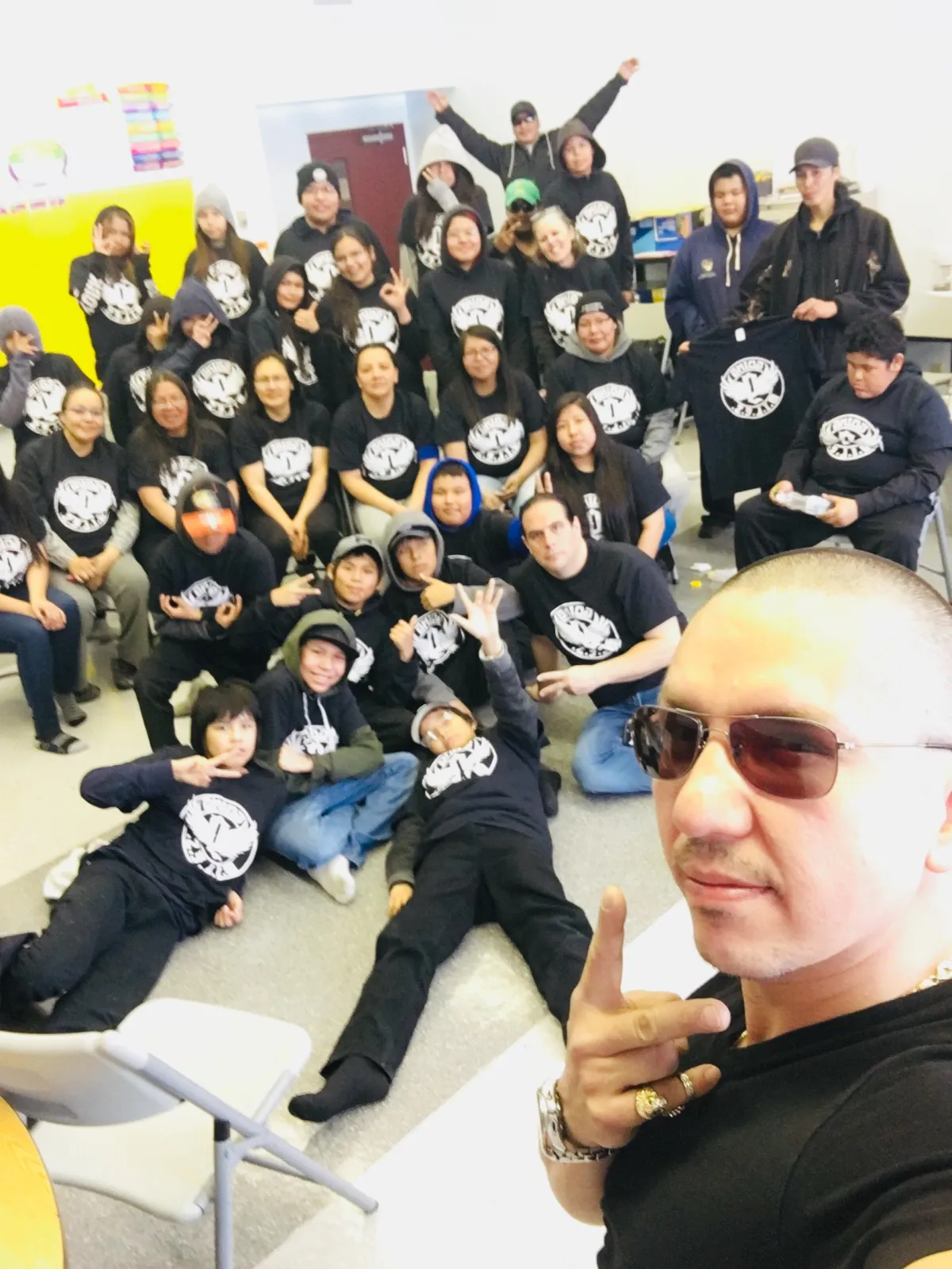 Youth participating in hands-on skills development workshop