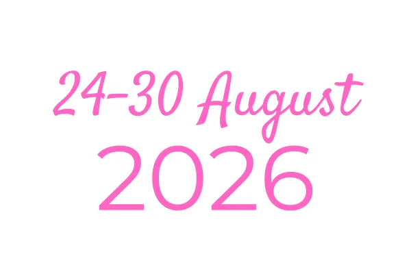 24-30 August 2026