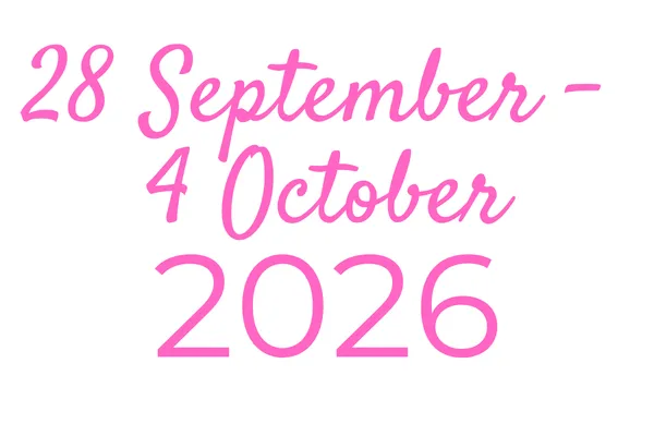 28 September - 4 October 2026