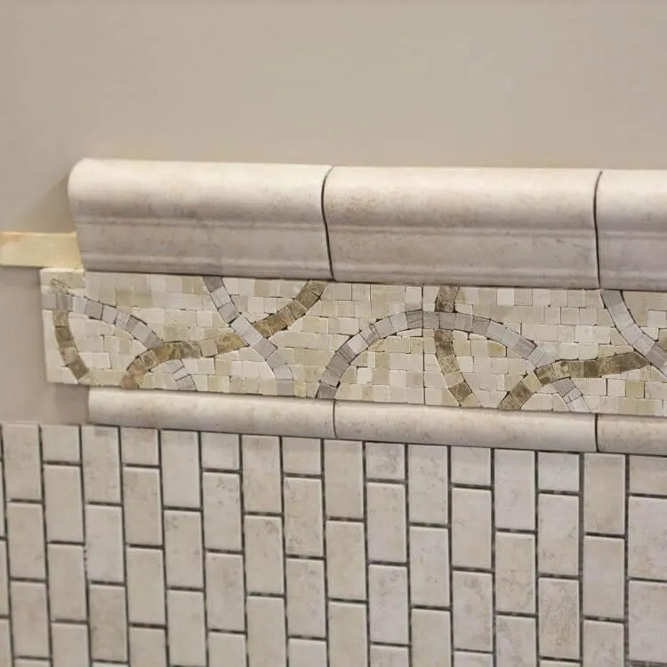 Types of tile install.