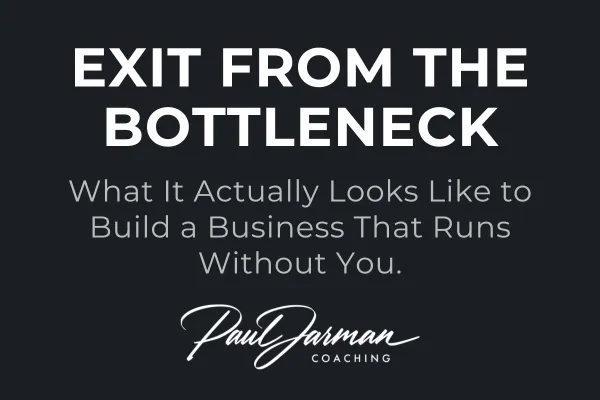 The Exit from the Bottleneck