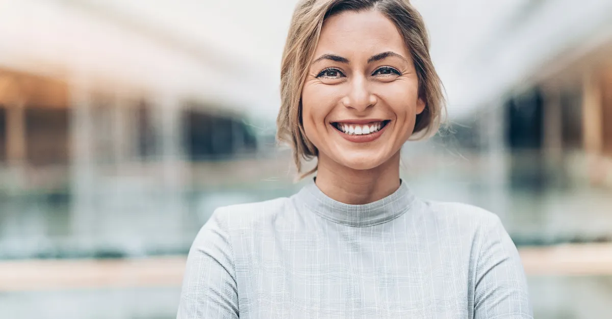 smiling woman